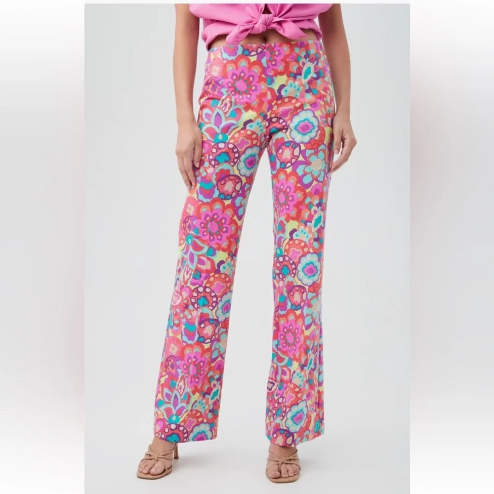 NWT Trina Turk Rudi high waist pants - Picture 2 of 5